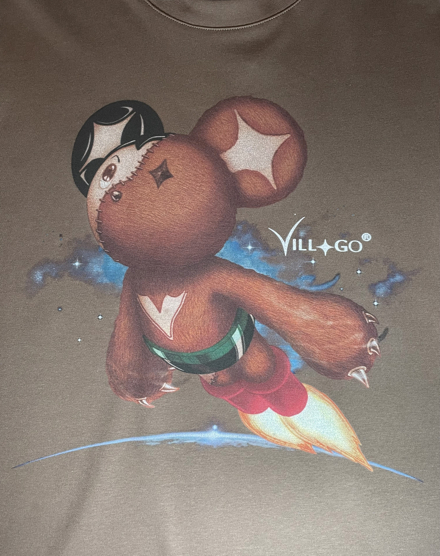 ASTRO BEAR T-SHIRT BROWN